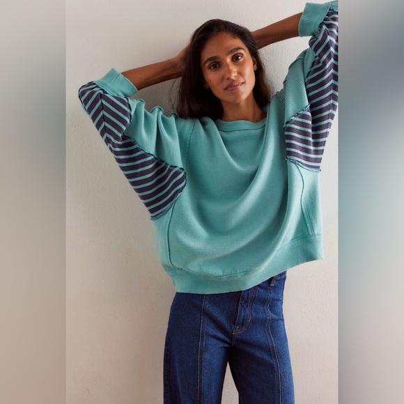 NWT We The Free End Game Pullover In Coastal Shade - Picture 4 of 5